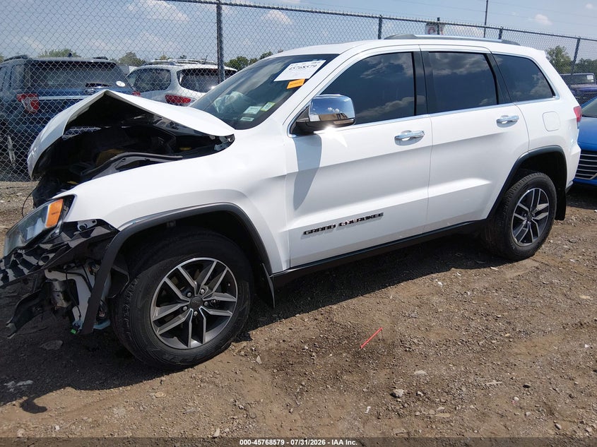 Vin: 1c4rjfbg6kc638207, lot: 46267328, jeep grand cherokee limited 4x4 20192