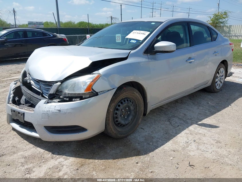 Vin: 3n1ab7ap8fl688718, lot: 46267335, nissan sentra sv 20152