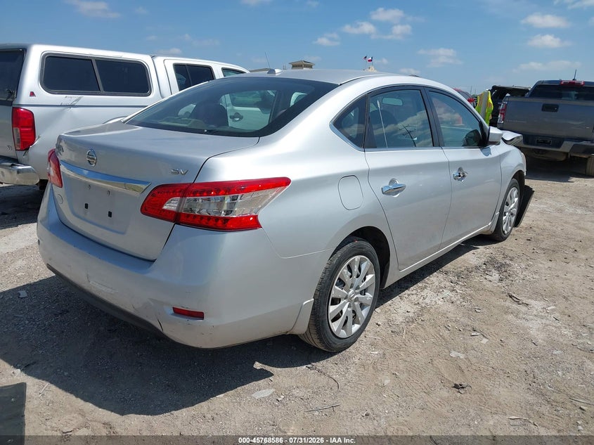 Vin: 3n1ab7ap8fl688718, lot: 46267335, nissan sentra sv 20154