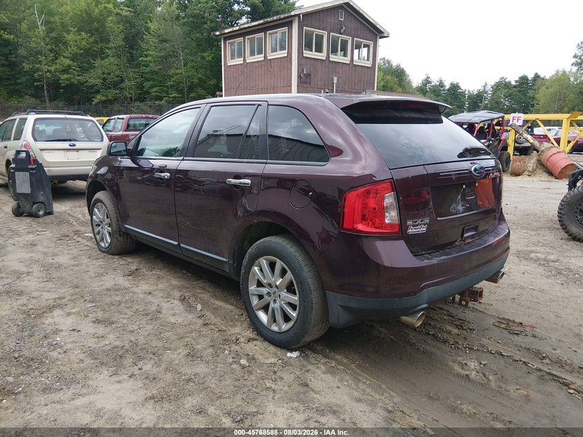 Vin: 2fmdk4jc0bbb33592, lot: 46267337, ford edge sel 20113