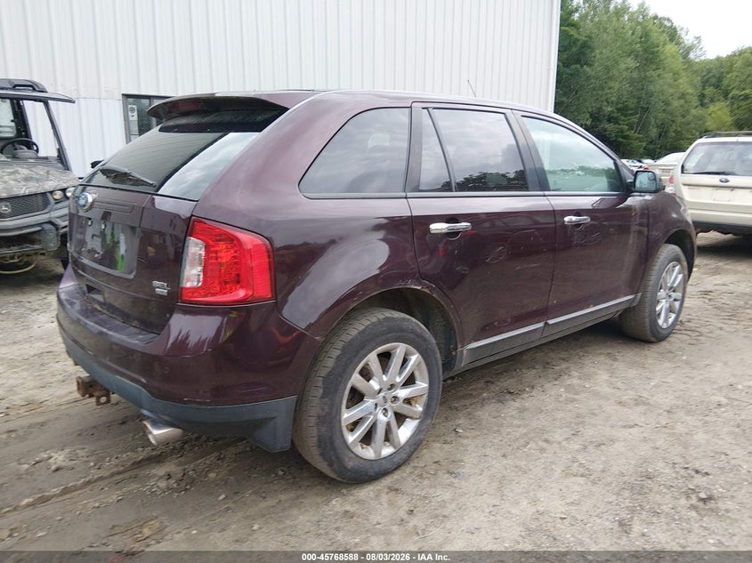 Vin: 2fmdk4jc0bbb33592, lot: 46267337, ford edge sel 20114
