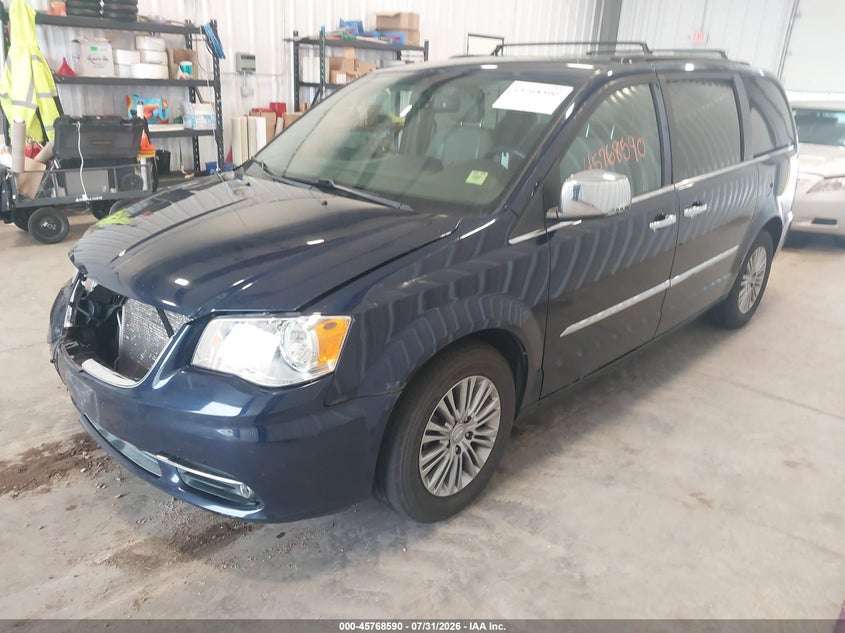 Vin: 2c4rc1cg6dr534435, lot: 46267339, chrysler town & country touring-l 20132