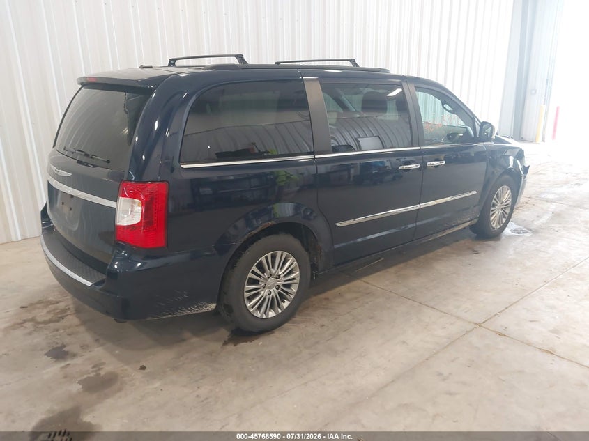 Vin: 2c4rc1cg6dr534435, lot: 46267339, chrysler town & country touring-l 20134