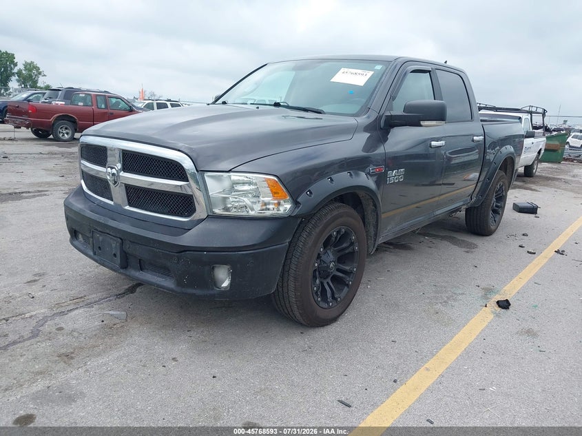 Vin: 1c6rr7lm0hs879477, lot: 46267342, ram 1500 big horn  4x4 5'7 box 20172