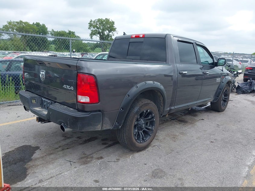 Vin: 1c6rr7lm0hs879477, lot: 46267342, ram 1500 big horn  4x4 5'7 box 20174