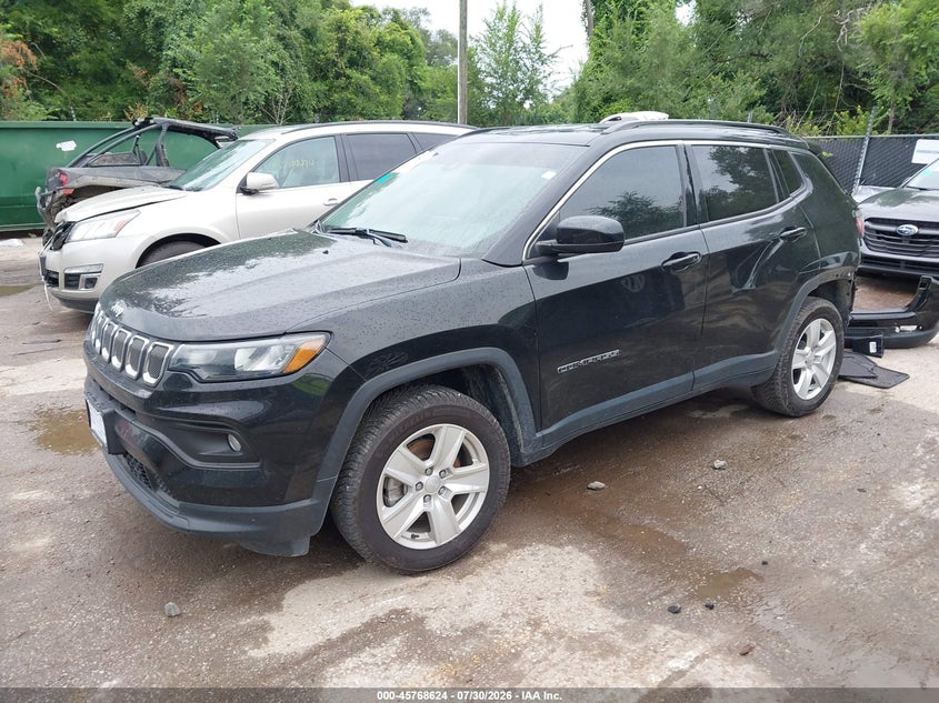 Vin: 3c4njdbb8nt203155, lot: 46267373, jeep compass latitude 4x4 20222