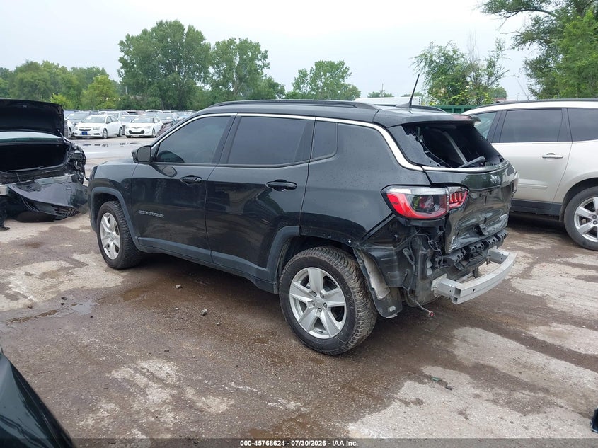 Vin: 3c4njdbb8nt203155, lot: 46267373, jeep compass latitude 4x4 20223