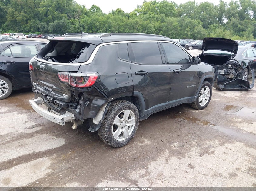 Vin: 3c4njdbb8nt203155, lot: 46267373, jeep compass latitude 4x4 20224