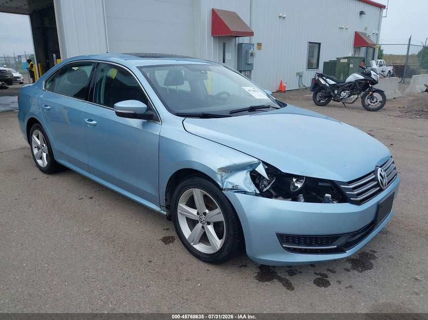 Vin: 1vwbp7a39dc140412, lot: 46267384, volkswagen passat 2.5l se 2013 img_1