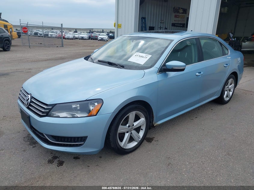 Vin: 1vwbp7a39dc140412, lot: 46267384, volkswagen passat 2.5l se 20132