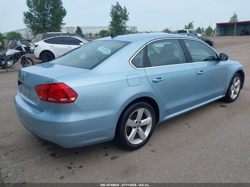 Vin: 1vwbp7a39dc140412, lot: 46267384, volkswagen passat 2.5l se 20134
