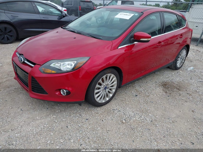 Vin: 1fahp3n2xcl463590, lot: 46267391, ford focus titanium 20122