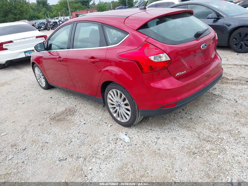 Vin: 1fahp3n2xcl463590, lot: 46267391, ford focus titanium 20123