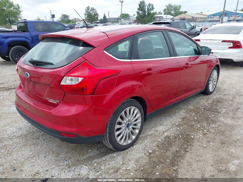 Vin: 1fahp3n2xcl463590, lot: 46267391, ford focus titanium 20124