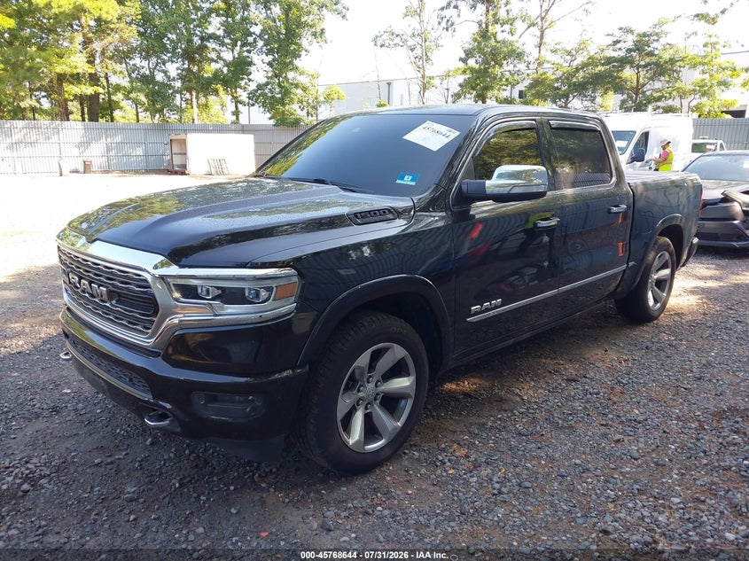 Vin: 1c6srfht3kn573021, lot: 46267393, ram 1500 limited  4x4 5'7 box 20192