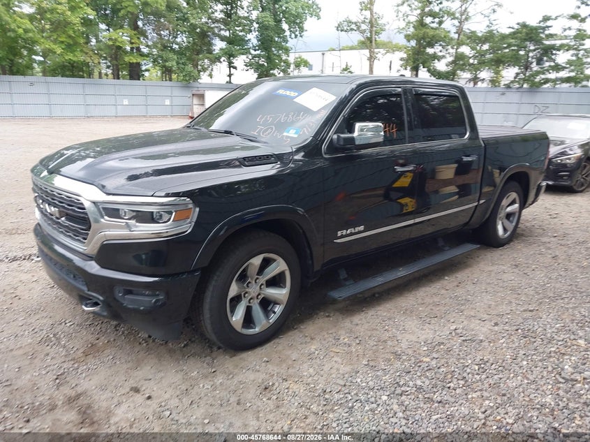 Vin: 1c6srfht3kn573021, lot: 46267393, ram 1500 limited  4x4 5'7 box 20192