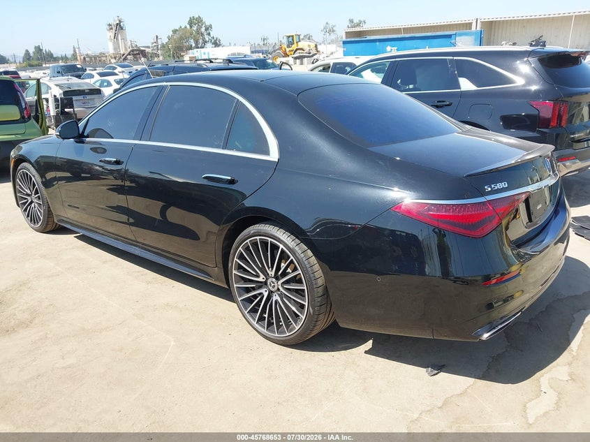 Vin: w1k6g7gb9ma050214, lot: 46267402, mercedes-benz s 580 4matic 20213