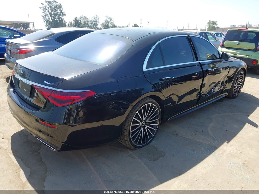 Vin: w1k6g7gb9ma050214, lot: 46267402, mercedes-benz s 580 4matic 20214