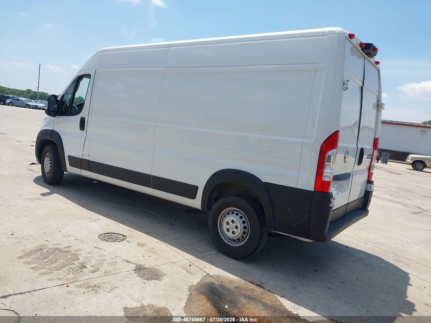 Vin: 3c6mrvhg2se549240, lot: 46267416, ram promaster 3500 tradesman high roof 159 wb w/pass seat 20253