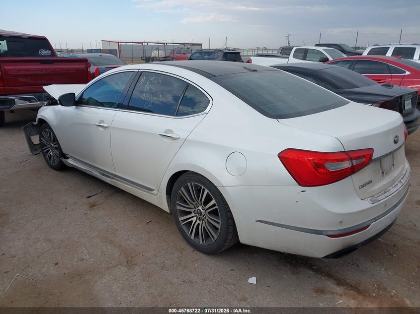 Vin: knaln4d79e5163864, lot: 46267471, kia cadenza premium 20143