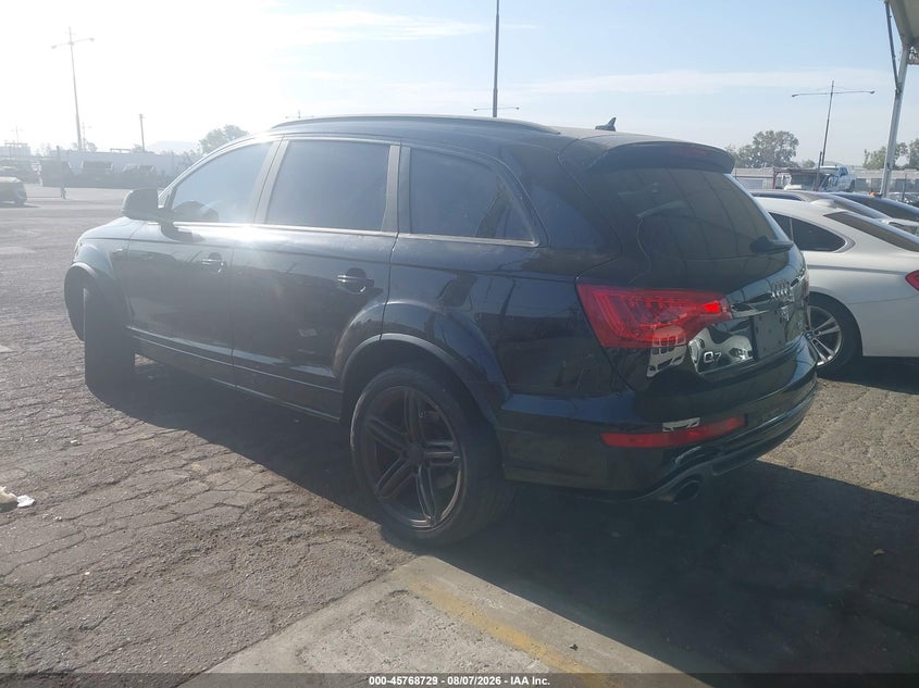 Vin: wa1dgafe3ed020002, lot: 46267478, audi q7 3.0t s line prestige 20143