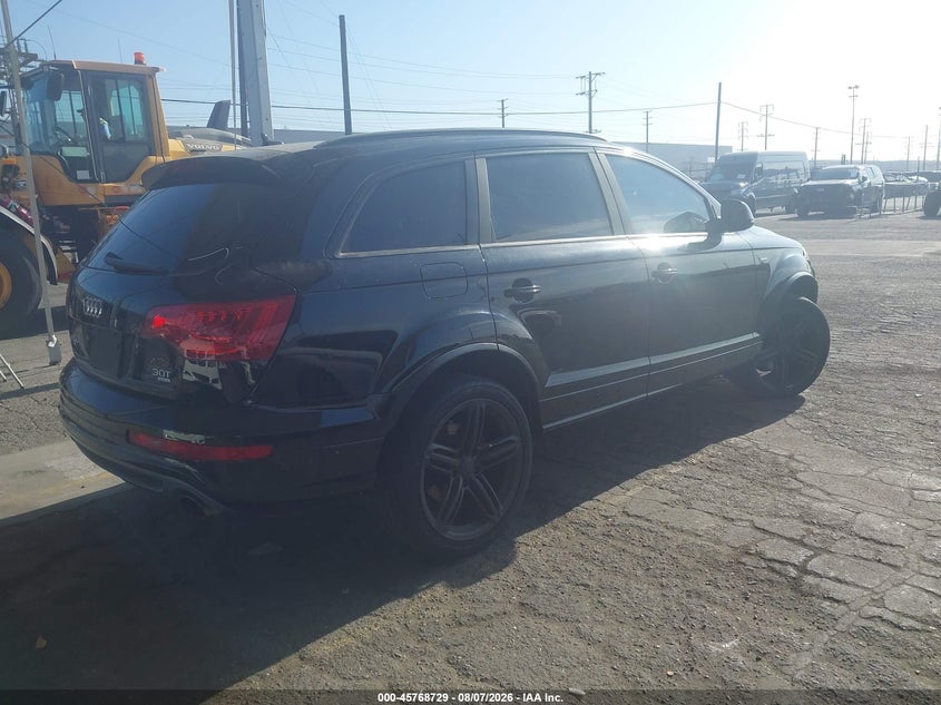 Vin: wa1dgafe3ed020002, lot: 46267478, audi q7 3.0t s line prestige 20144