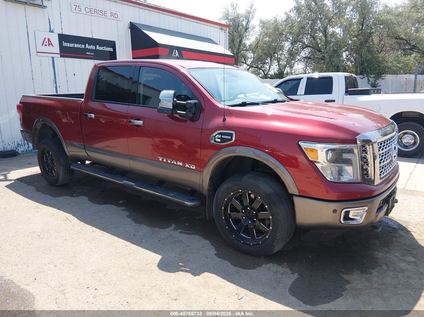 Vin: 1n6ba1f48gn513240, lot: 46267482, nissan titan xd platinum reserve diesel 2016 img_1