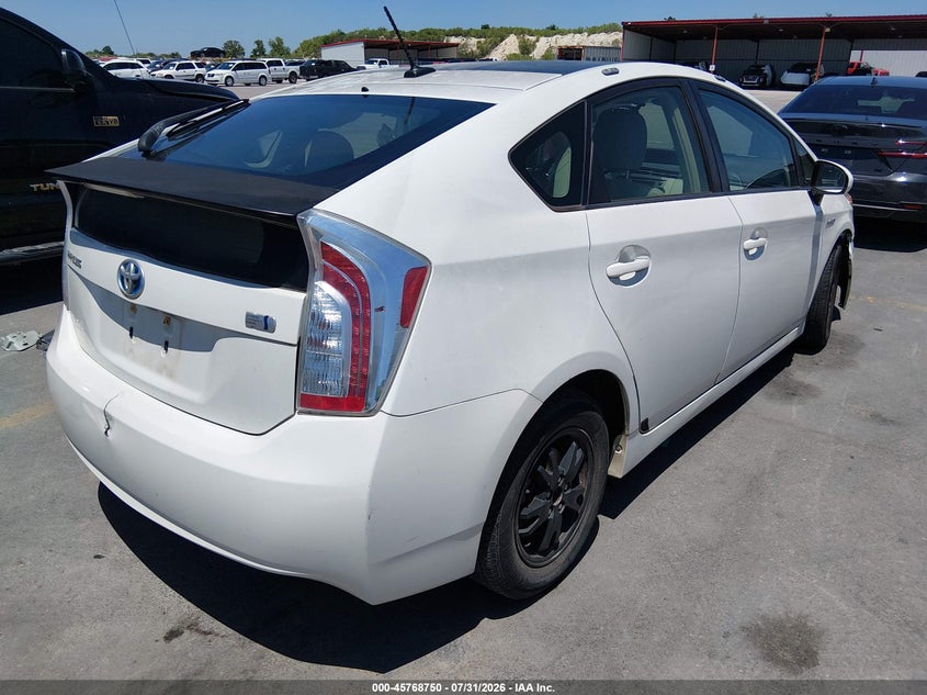 Vin: jtdkn3du9e1833757, lot: 46267499, toyota prius four 20144