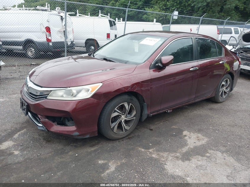 2016 Honda Accord, Удар ззаду, IAAI, VIN 1HGCR2F48GA006966 — фото 2