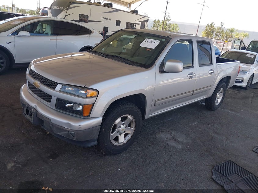 Vin: 1gcdscfe5c8145492, lot: 46267507, chevrolet colorado 1lt 20122