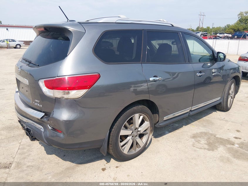 Vin: 5n1ar2mm9fc723142, lot: 46267518, nissan pathfinder platinum 20154