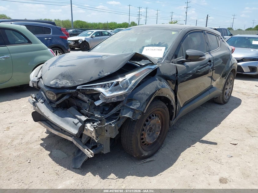 2019 Toyota C-HR, Удар спереди, IAAI, VIN NMTKHMBX4KR096989 — фото 2