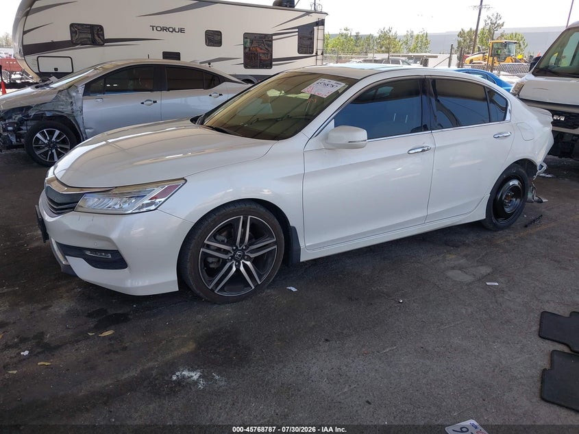 2016 Honda Accord, Удар ззаду, IAAI, VIN 1HGCR3F97GA011190 — фото 2