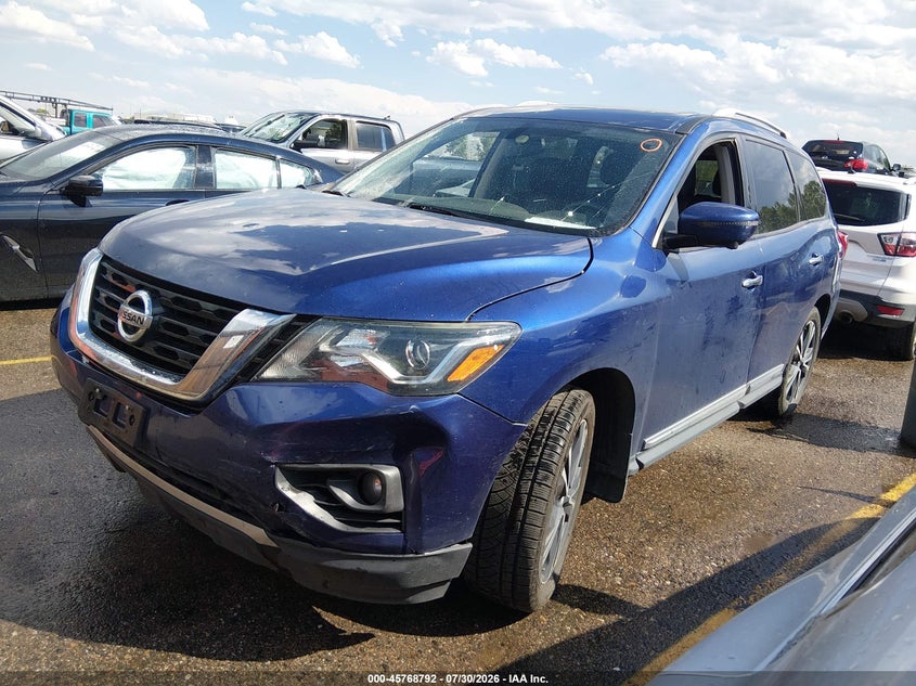 Vin: 5n1dr2mm6jc618287, lot: 46267541, nissan pathfinder platinum/s/sl/sv 20182