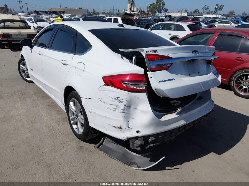 Vin: 3fa6p0lu7jr170304, lot: 46267575, ford fusion hybrid se 20183