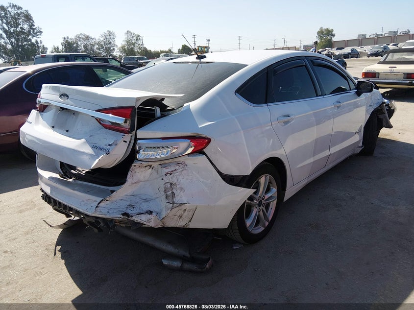 Vin: 3fa6p0lu7jr170304, lot: 46267575, ford fusion hybrid se 20184
