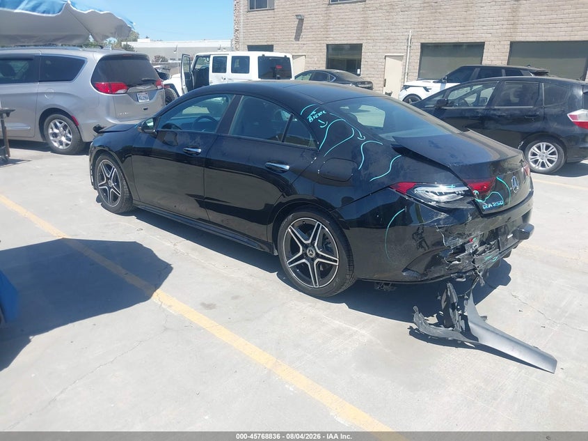 Vin: w1k5j4gb0pn331746, lot: 46267585, mercedes-benz cla 250 coupe 20233