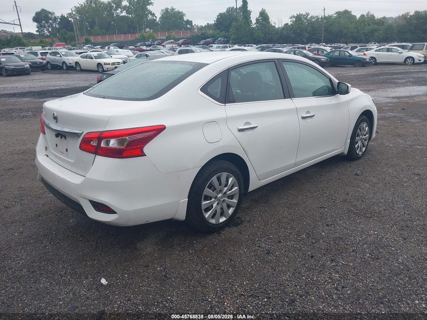 Vin: 3n1ab7ap8hy280239, lot: 46267587, nissan sentra s 20174