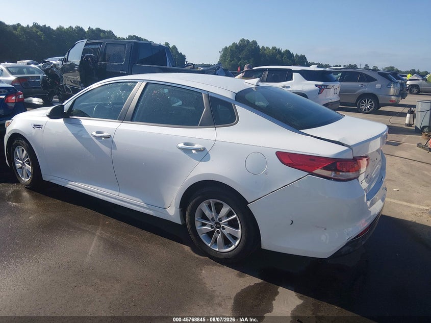 Vin: 5xxgt4l30gg033124, lot: 46267594, kia optima lx 20163