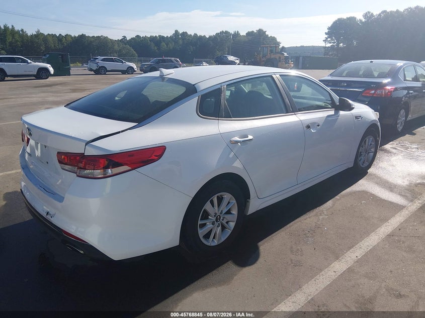 Vin: 5xxgt4l30gg033124, lot: 46267594, kia optima lx 20164