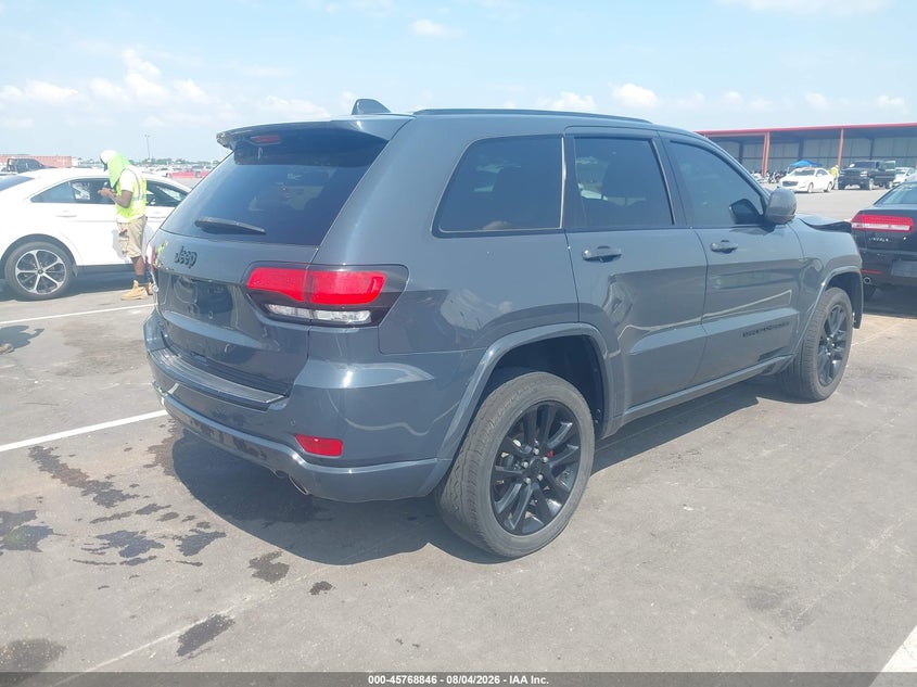 Vin: 1c4rjfag8hc767642, lot: 46267595, jeep grand cherokee altitude 4x4 20174