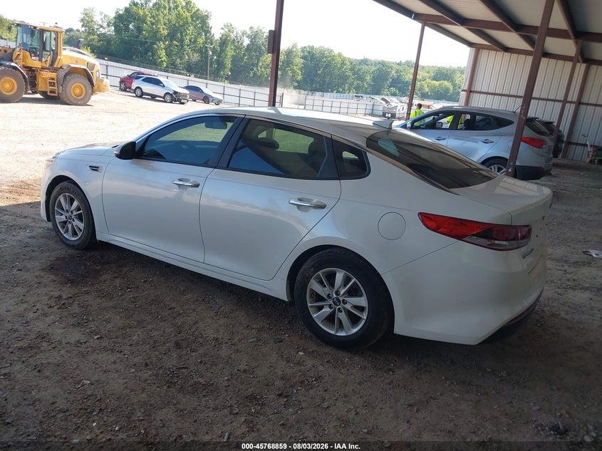 Vin: knagt4l34g5083753, lot: 46267608, kia optima lx 20163