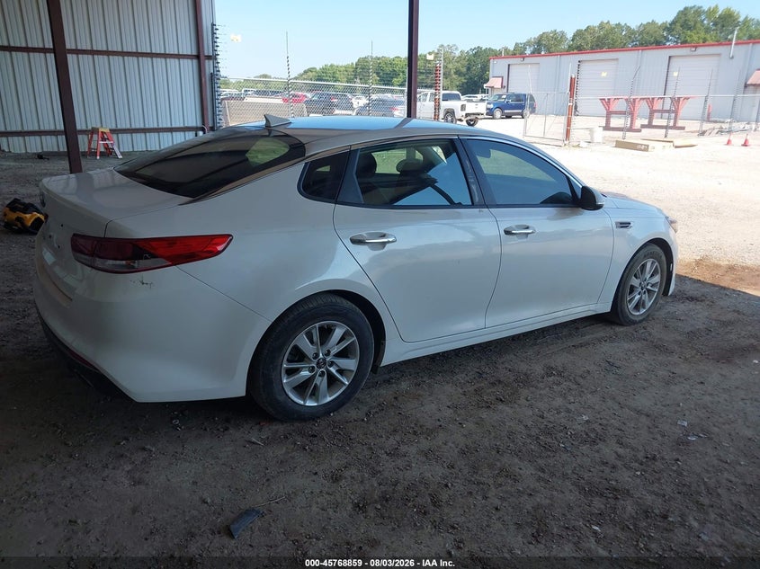 Vin: knagt4l34g5083753, lot: 46267608, kia optima lx 20164