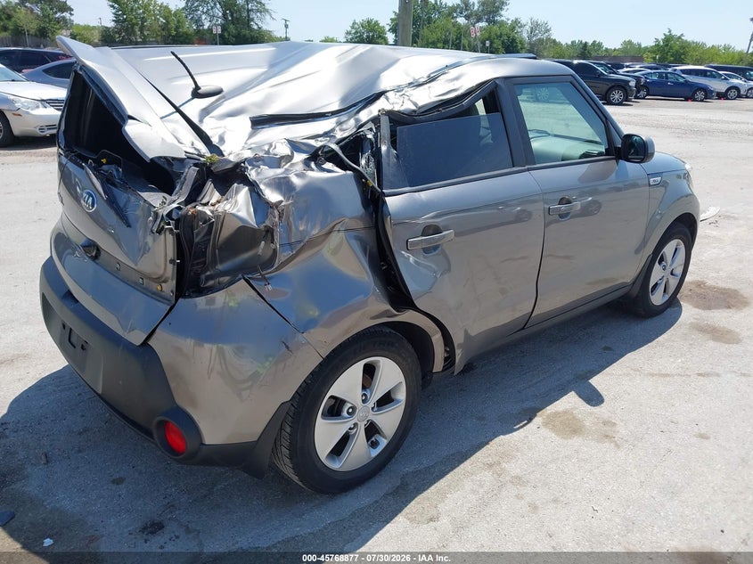 Vin: kndjn2a28g7361544, lot: 46267626, kia soul 20164
