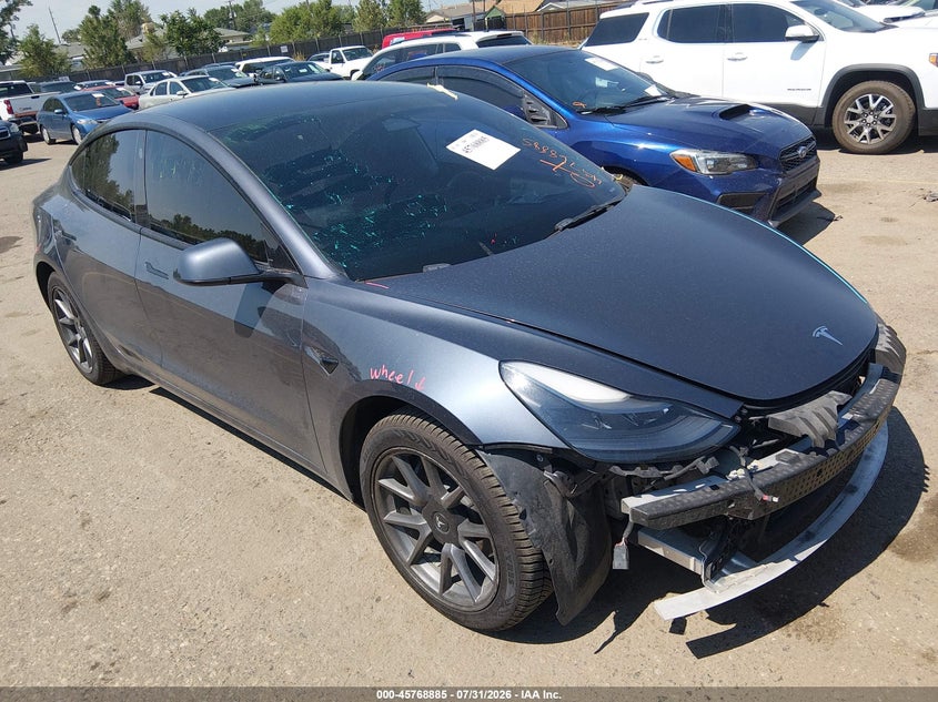 Vin: 5yj3e1eb9nf188508, lot: 46267634, tesla model 3 long range dual motor all-wheel drive 20221