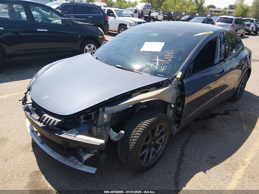 Vin: 5yj3e1eb9nf188508, lot: 46267634, tesla model 3 long range dual motor all-wheel drive 20222