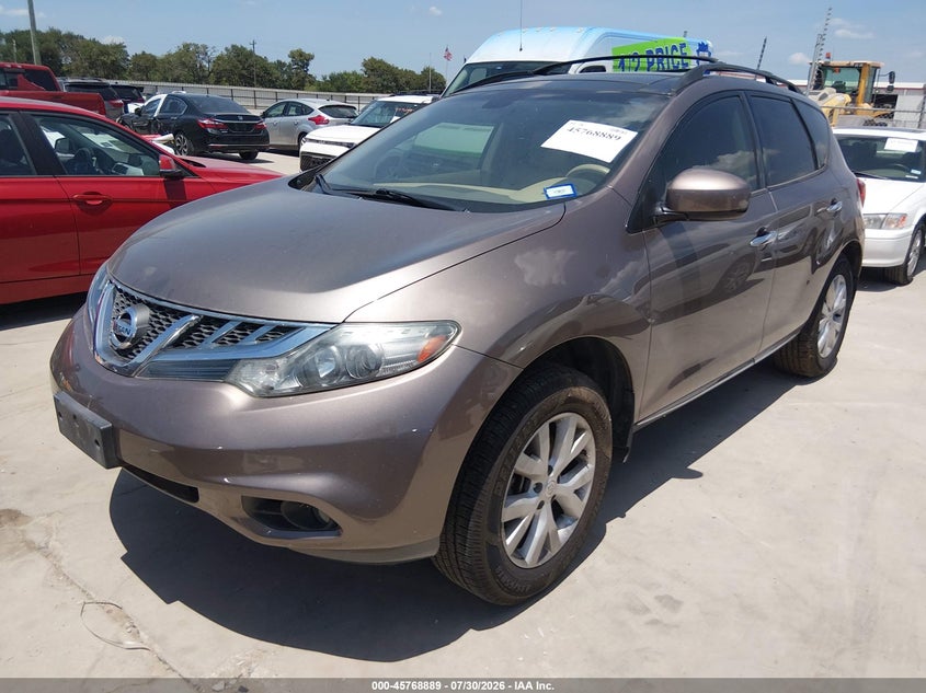 Vin: jn8az1mu5cw100257, lot: 46267638, nissan murano sl 20122