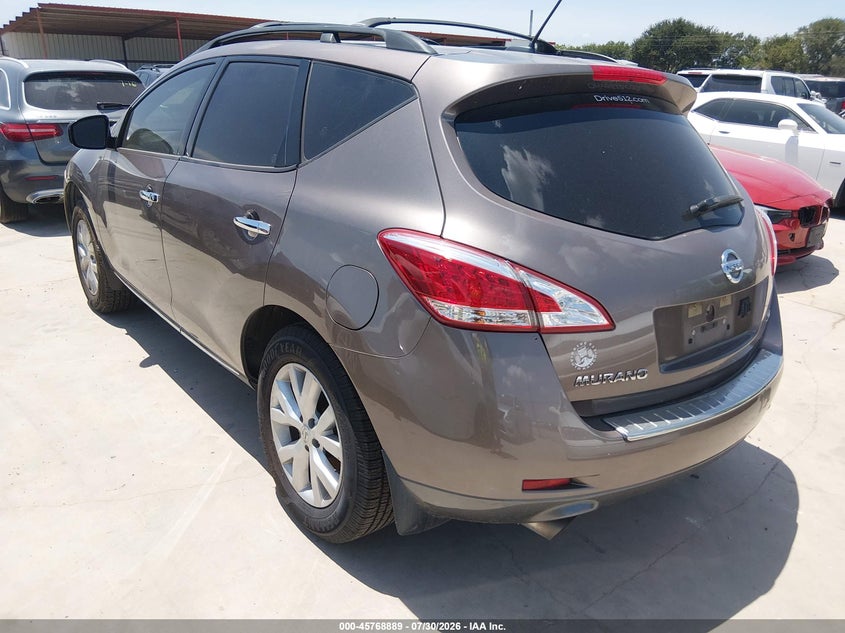 Vin: jn8az1mu5cw100257, lot: 46267638, nissan murano sl 20123