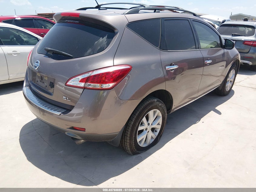 Vin: jn8az1mu5cw100257, lot: 46267638, nissan murano sl 20124
