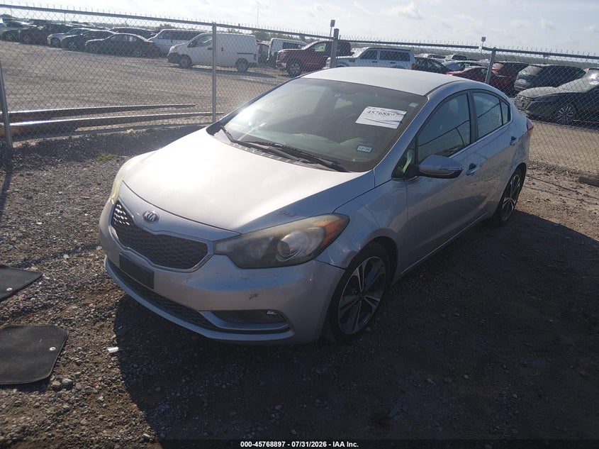 Vin: knafx4a85f5357586, lot: 46267646, kia forte ex 20152